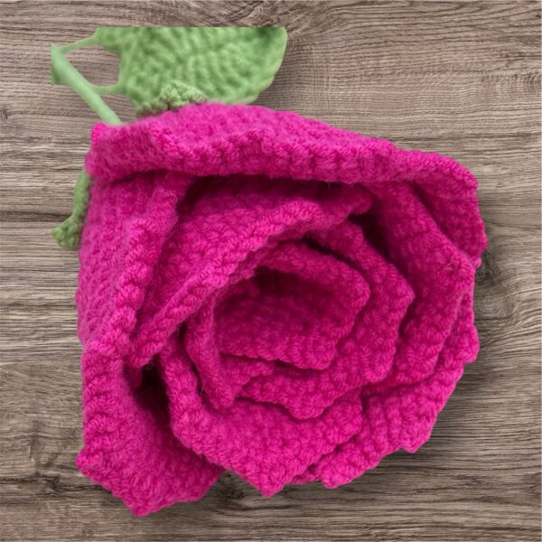 Large Hot Pink Rose